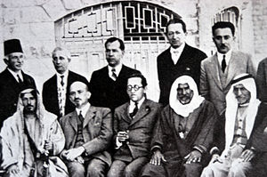 Chaim Arlosoroff) with Transjordanian Arab leaders