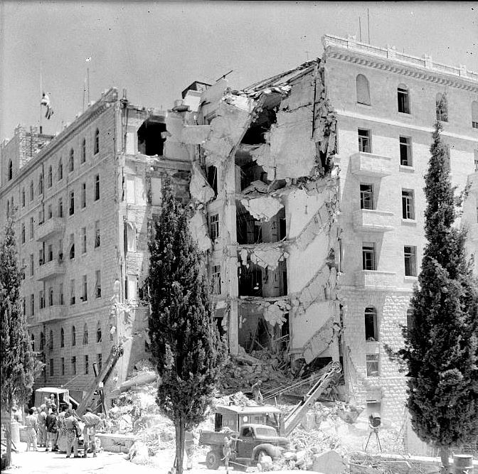  Bombed King David Hotel